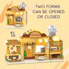 Tenhorses Bakery Building Set, Cute Friends Series Baking Shop Building Kit for Girls 6-12, Street View House Architecture Toys Creative Gift for Kids (290Pcs)