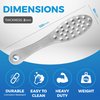 Stainless Steel Foot Scraper | Professional Double-Sided Foot File Callus Remover for Feet | Foot Rasp Scrubber for Wet Or Dry Skin | Easy to Clean Pedicure Tool, Heel Grater for Feet