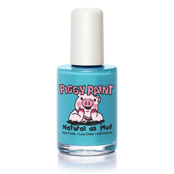 Piggy Paint | 100% Non-Toxic Girls Nail Polish | Safe, Cruelty-free, Vegan, & Low Odor for Kids | Sea-quin