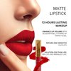 Lip Booster Matte | Contains Hyaluronic Acid, Collagen and Oligopeptides | Repairs and Smooths | 12 Hour Lasting Matte Lipstick | Nourishes and Hydrates Lips | Mela Beauty Studio Professional Makeup (Mela)