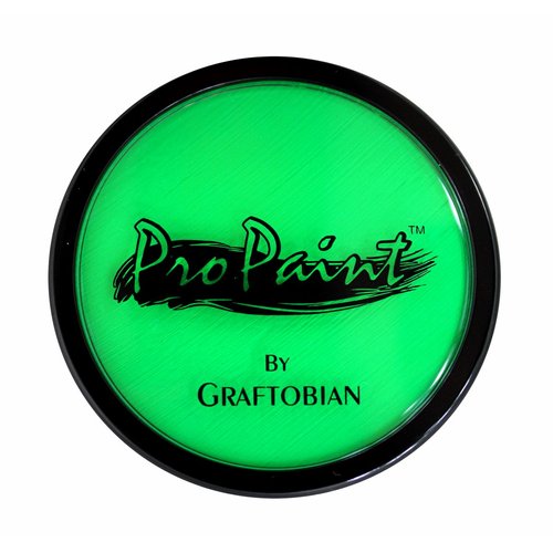 Graftobian Makeup ProPaint Face & Body Paint - Neon Radioactive Green 30ml - Halloween Makeup - Costume Makeup for Adults - Body Paints for Adults - Face Paint Makeup - Skin Paint - Makeup Paint