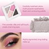 Eyeshadow Quads, Blendable Matte, Metallic and Shimmer Finishes, Velvety Pigmented Creamy Formula, Four Way Quad Eye Shadow Palette, Talc, Paraben & Cruelty Free (05)