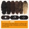 ORSUNCER Claw Clip Ponytail Extension 18" Curly Wavy Pony Tails Hair Extensions Layered Natural Looking Clip on Ponytails for Women Synthetic Hair Extensions (Black)