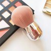 Dual Use Pink Soft Cosmetic Powder Makeup Face Foundation Brush Nail Dust Cleaning Brush for Acrylic Dipping Powder UV Gel Remover Cleaner Brushes Pack of 1, HJ-NB107