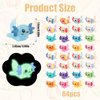 XIHIRCD 32pcs Mini Resin Axolotl Miniature Figurine, Glow in The Dark Tiny Animal Figurines Small Luminous Charm Ornament for DIY Craft Garden Landscape Dollhouse Ornament Potted Plants Decorations