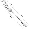 Dinner Forks,Set of 16 Top Food Grade Stainless Steel Silverware Forks,Table Forks,Flatware Forks,8 Inches,Mirror Finish & Dishwasher Safe,Use for Home,Kitchen or Restaurant
