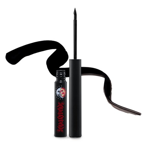 REINA REBELDE Zapatista - Black Liquid Eyeliner | Black Rebel Eye Definer Liquid | Felt Tip, Water Resistant, Long Lasting | Cruelty Free & Vegan/Precise Application