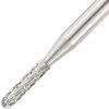Premium PANA 3/32" Cuticle Clean Nail Carbide Bit for Professional, Nail Salon, Nail Trimmer, Under Nail Cleaner, Electric Drill Machine, Manicure Tools (Silver Round Bit, Medium)