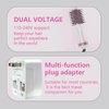 Dual Voltage Hair Dryer Brush,Travel Hair Dryer Brush,Hair Dryer Brush,Blow Dryer Brush,Small Hair Dryer Brush,4 in 1 Hair Dryer and Styler Volumizer,110V-120V/220V-240V
