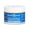Purelygreat Cream Deodorant, Aluminum-Free, Deodorant Cream for Lasting Odor Control, Vegan, Cruelty-Free Natural Deodorant for Women & Men, Contains No Chemicals, Parabens, or BPA, Unscented, 1.76oz