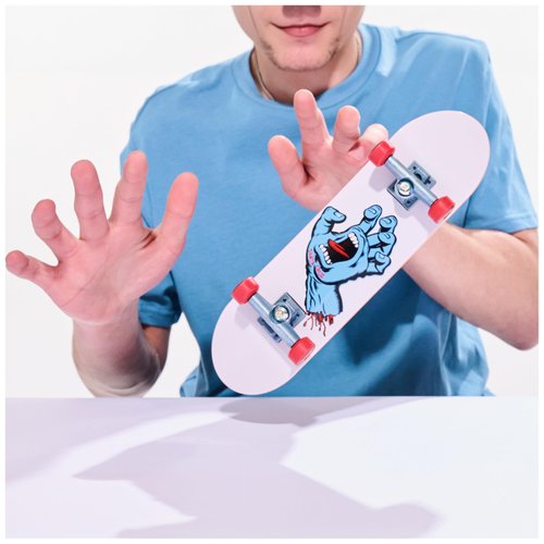 TECH DECK, Santa Cruz Handboard, Authentic Mini Skateboards, Kids Toys for Boys & Girls, Ages 6 and up (Hands Use Only)