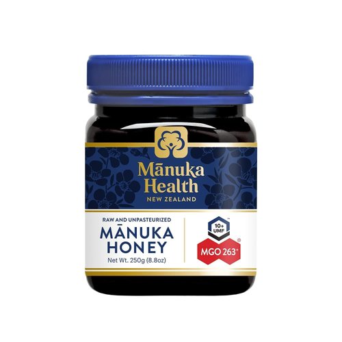 Manuka Health UMF 10+/MGO 263+ Manuka Honey (250g/8.8oz), Superfood, Authentic Raw Honey from New Zealand