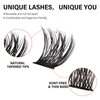 VYRILA Lash Cluster 132pcs Individual Lashes,8-16mm Diy Lash Extension,D Curl Lash Clusters Wispy,3D Natural Lash Clusters Look Like Eyelash Extension DIY at Home (Orange Whisper-D-8-16mix)