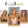 SEMANK Honey Blonde Wig Human Hair 180% Density Honey Blonde HD Lace Front Wig Human Hair Pre Plucked Body Wave Blonde Lace Front Wigs Human Hair 13x4 HD Lace Frontal wig 26 Inch
