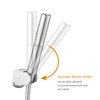 BESy Chrome Brass 2 In 1 Function Handheld Shower Head Set High Pressure 7 Inch Shower Head High Flow Hand Shower Wand with 59 Inch Hose, Bracket, Chrome Finish
