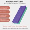 Karlash Professional Pedicure Foot Pumice Stone for Feet Skin Callus Remover and Scrubber for Dead Skins 2 Sided (Pack of 1)