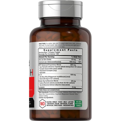 Horbäach DHT Advanced Hair Formula | 120 Tablets | Non-GMO and Gluten Free Hair Formula Blend with Saw Palmetto, Kudzu, and Fo-Ti