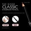 Eye Embrace The Ginge Classic: Auburn Red Wooden Eyebrow Pencil – Waterproof, Double-Ended Pencil with Sharpener & Spoolie Brush, Cruelty-Free