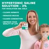 Base Labs 3% Hypertonic Saline Solution for Nebulizer Machine | Saline Solution for Kids & Adults for Inhalation Treatment & Nasal Hygiene Devices | Clears Lungs & Congestion l 25 Vials 5ml Unit Dose