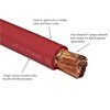 WNI 8 Gauge 20 Feet Red 8 AWG Ultra Flexible Welding Battery Copper Cable Wire - Made In The USA - Car, Inverter, RV, Solar