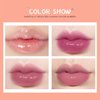 Alisesun 10 Colors Lip Tint Stain Set, Korean Plumping Lip Gloss Watery Lip Stain, Multi-use for Mini Liquid Lipstick & Cheek Tint Long Lasting Vivid Color #01