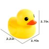 umbresen Yellow Rubber Ducks Preschool Bath Toys Bathtub Duckies Gift for Baby Shower Infants Toddlers Car Pool Float Halloween Adults Party Favors Carnival Decorations (Small Yellow 2.2''-12pcs)