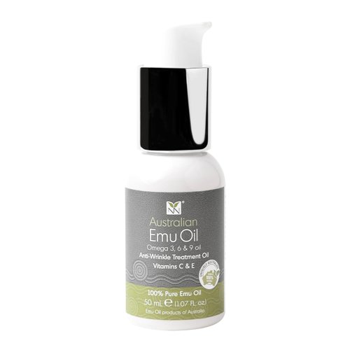 Australian Emu Oil with Vitamin E &amp; C - 50mL Skin Brightener Serum for Face &amp; Body to Reduce Visi...