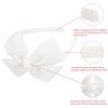 MEEDEE White Bow Headband Toddler Headband Big Bow Grosgrain Ribbon Hair Hoop Headband for Girls Toddlers Girls Kids Party Decoration Cosplay Costume Headwear Makeup Handmade Hair Band