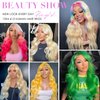 Pangdd Blonde Wig Human Hair 22 Inch 613 Lace Front Wig Human Hair 13x4 Body Wave Lace Front Wigs Human Hair 200% Density HD Lace Frontal Wig