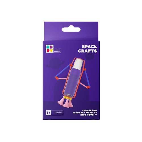 Oddy Space Crafts Minipack Creative Building Kit - Eco-Friendly STEM Toy Set for Kids 6+