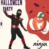 SATKULL Ninja Costumes Set Halloween Boys Ninja Costume Kids Ninja Dressing Up Halloween Cosplay Costumes Boys Parties Gift(kids-L-8/9T)