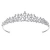 Wedding Tiara Crowns for Women Cubic Zirconia Tiaras Bride Royal Queen Headband Princess Quinceanera Headpieces for Birthday Prom Pageant Party with Jewelry Box