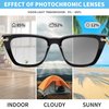 JM 2 Pack Photochromic Bifocal Reading Sunglasses for Women, Cat Eye Blue Light Glasses, Black & Tortoise +4.0