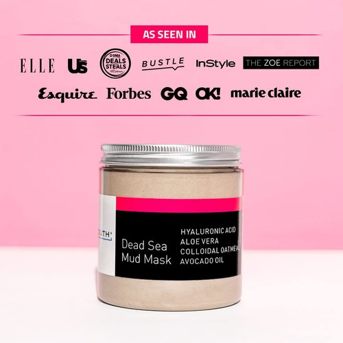 YEOUTH Dead Sea Mud Mask with Hyaluronic Acid and Avocado Oil - Revitalizing Facial Masks for Smoother & More Radiant Skin - Face Mask Skin Care 8oz - Women and Men Mud Masks for Face