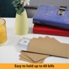 100 Pack Cash Envelopes Self adhesive 6.7x3.5 Inch, Fit for Envelope Money Saving Challenge, Kraft Paper 120 GSM Thick Money Envelopes for Cash, Budgeting, Cash Tips, Check, Coin & Tickets