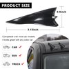 Ouzorp 10Pcs Air Vortex Generator Diffuser Shark Fin Set Kit Compatible with Spoiler Roof Wing Pointed …