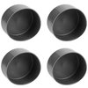 FDXGYH 4 Pcs 1.98-Inch Bearing Bars Cover Bearing Rubber Caps Trailer Wheel Hub Dust Covers Replacement Bearing Protector