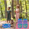 Sakar Peppa Pig Molded Walkie Talkie for Kids, Safe and Flexible Antenna, Over 1000ft Range, Easy-to-Use Power Switch, Belt Clip, Pack of 2, Camping Accessories, 2-Pack, Outdoor Toys