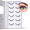 Sweetheart Doll-Eyed Lashes – Doll-Eyed Lash Clusters for Women - Salon Quality At Home Eyelashes Extension Kit - 6 Lash Sets - No Lash Glue Included