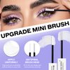 Lash Bond and Seal Waterproof 2 in 1 Cluster Eyelash Glue Strong Hold All Day Wear DIY Lash Extensions Glue Suitable for Sensitive Eyes-Clear
