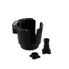 Scotty #311-BK Cup Holder with Rod Holder Post and Bulkhead Black