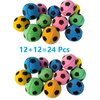 GINFH Cat Foam Ball Cat Sponge Ball Toy Cat Soccer Ball Toy (Foam Soccer Balls 24 PCS)
