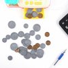 YTYOTO 100 Pcs Fake Coins for Kids Learning, 100 Quarters Plastic Play Coins for Teaching for Kids Pretend Play Store Or Cash Register