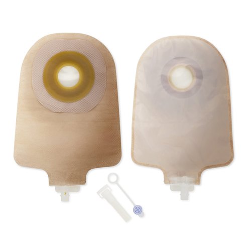 Premier Urostomy Pouch Drainable 5/8 Inch Stoma 9"L 1pc System Ultra Clear 8481, 5 Ct