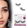 KISS Lash Couture False Eyelashes, 'Little Black Dress', 10 mm, Includes 1 Pair Of Lash, Contact Lens Friendly, Easy to Apply, Reusable Strip Lashes