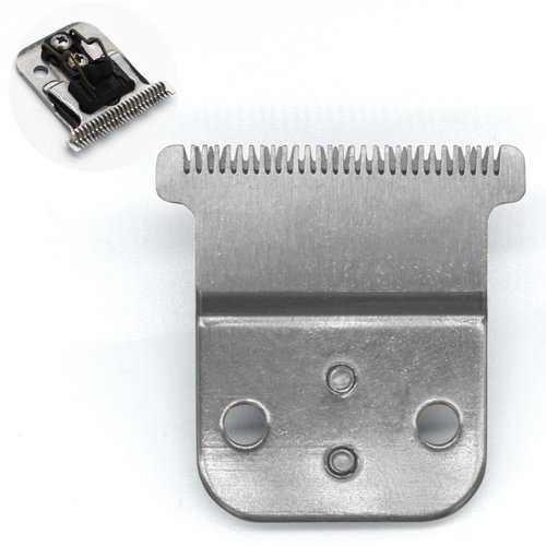 Professional Carbon Stainless Steel T-Shaped Replacement Blade Set #32105-D7#32655 D8#32400 Compatible with Andis D7/D8 Slimline Pro-Li Cord/Cordless Hair Trimmers (Silver)