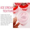 AICHUN BEAUTY Ice Cream Facial Wash Off Mud Mask Oil-Control Deep Cleaning Moisturizing Exfoliation Blackhead Skin Care 100g 3.38FL. OZ (STRAWBERRY & MILK)