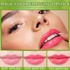 2 PCS Jelly Crystal Aloe Vera Lipstick,Magic Temperature PH Color Changing Lipstick Tinted Lip Balm Long Lasting Waterproof Nourishing Lip Gloss Lip Tint Stain Glossy Mood Lipstick Set for Women