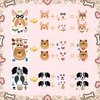 Dorgua Make-a-face Sticker Set, Make A Dogs Stickers for Kids Dog Lover, DIY Craft Stickers Face Stickers Decor, Make Your Own Dogs Animal Sticker for Party Supplies Gifts, 6 Designs 24 Sheets