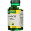 Nature's Bounty Flaxseed Oil 1200 mg, 125 Rapid Release Softgels (Pack of 3)